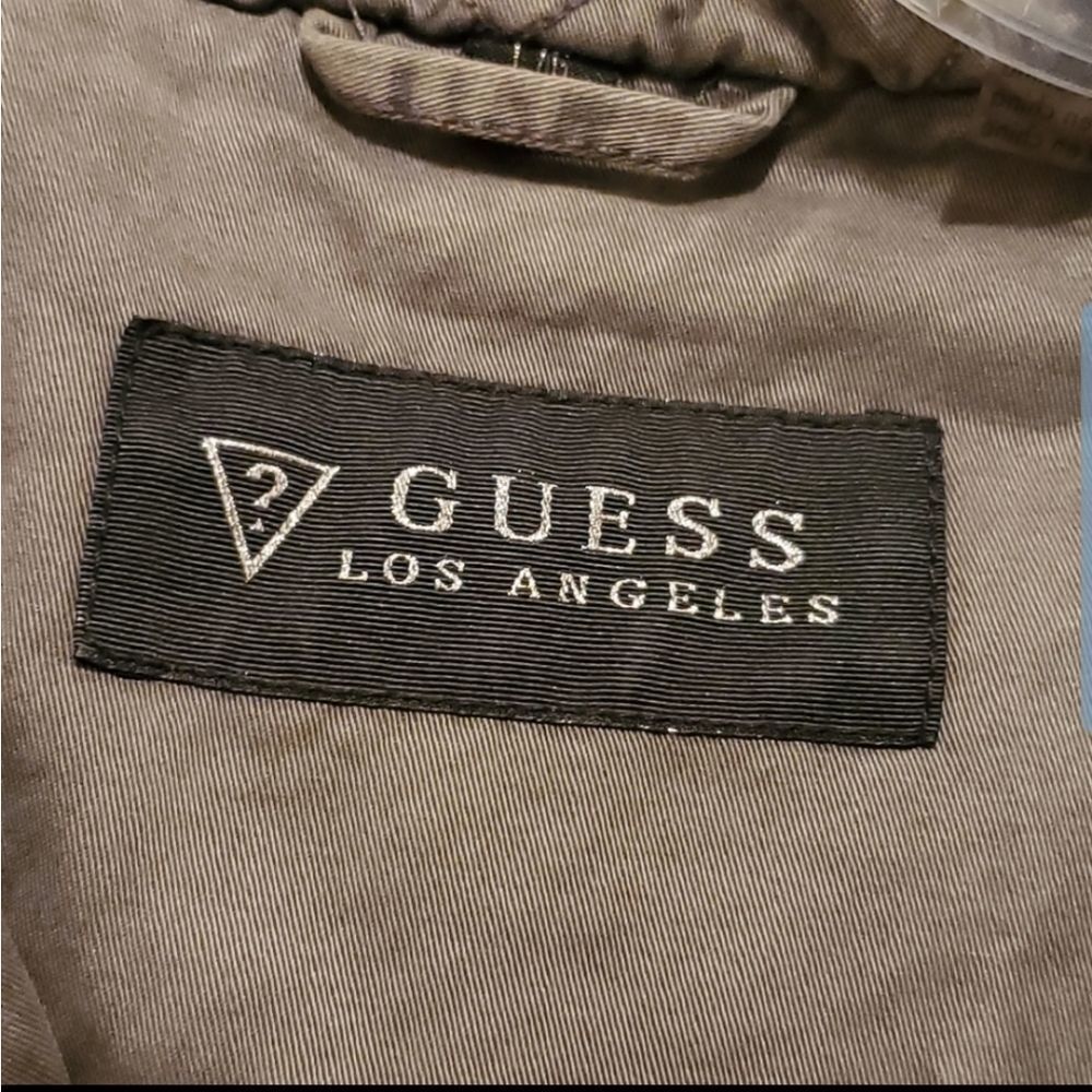 Guess  Coat Women’s Size Large Army Green Utility - Picture 3 of 8